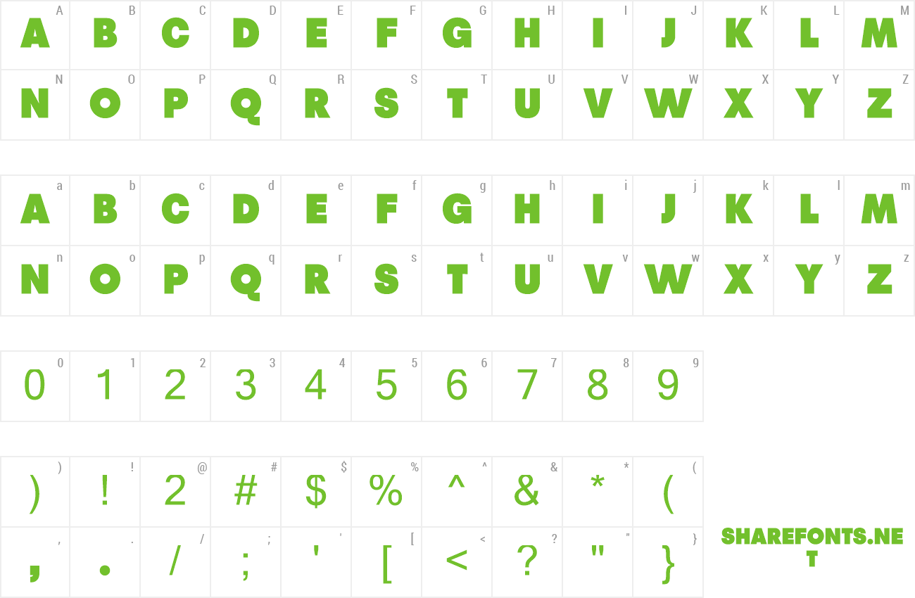 Font The Logo Font preview